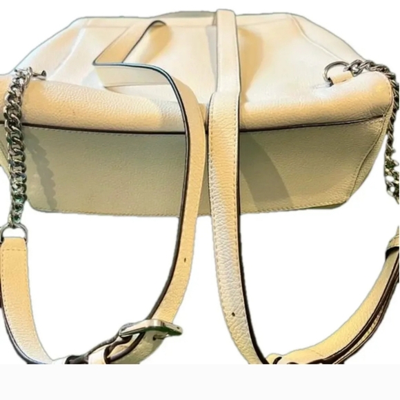 DKNY Cream Backpack with Silver Hardware & Finishing, NWOT - Picture 4 of 5